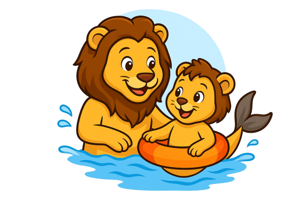Eltern-Kind Schwimmstunde ab 4 J &ndash; Sa 17:15&ndash;18:00